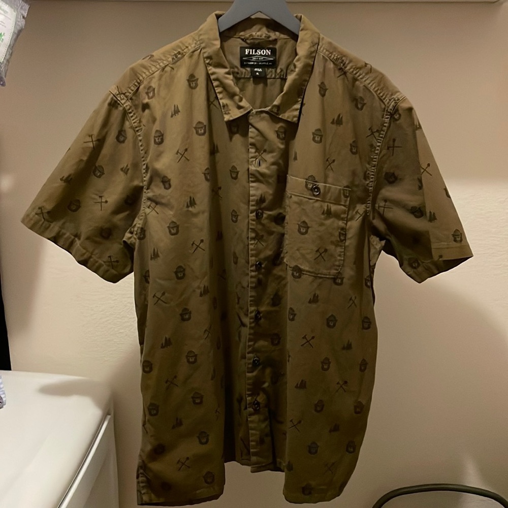 Filson Limited Edition Smokey the Bear Camp Shirt, XL